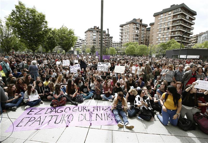 SPAIN TRIAL RAPE PROTEST