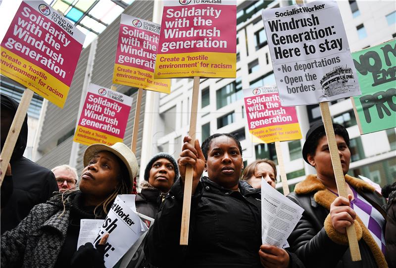 BRITAIN WINDRUSH GENERATION SOLIDARITY PROTEST