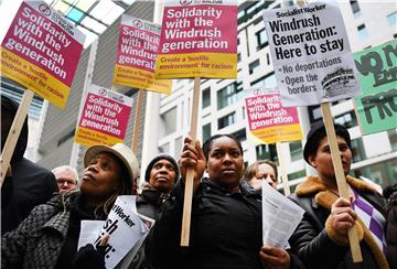 BRITAIN WINDRUSH GENERATION SOLIDARITY PROTEST