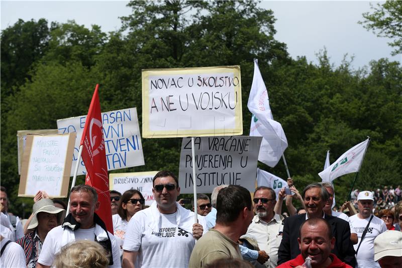 Sindikati obilježili Praznik rada u Parku Maksimir