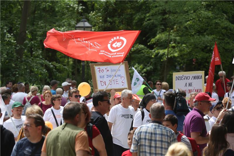 Sindikati obilježili Praznik rada u Parku Maksimir