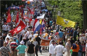 Sindikati obilježili Praznik rada u Parku Maksimir