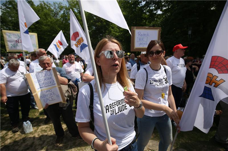 Sindikati obilježili Praznik rada u Parku Maksimir