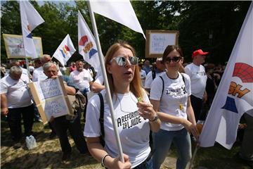 Sindikati obilježili Praznik rada u Parku Maksimir