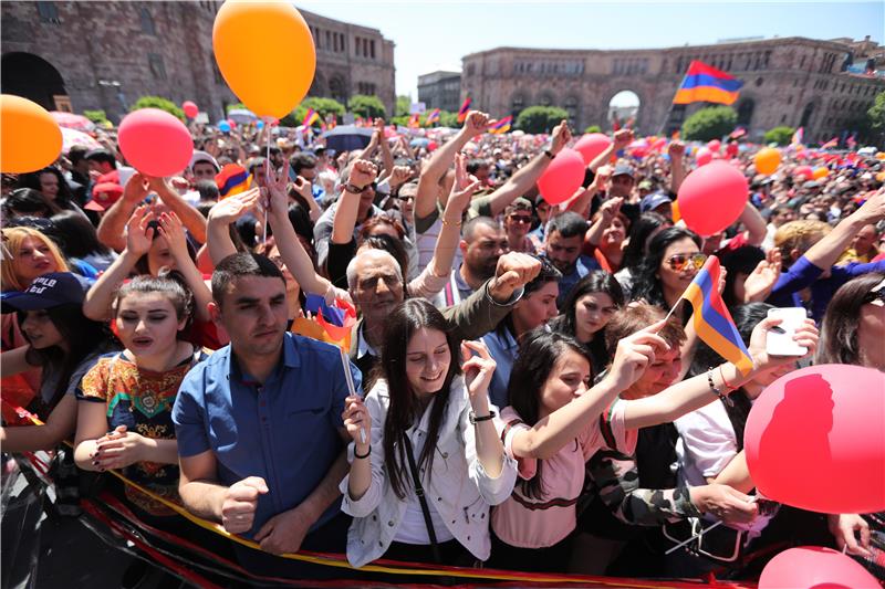 ARMENIA OPPOSITION RALLY