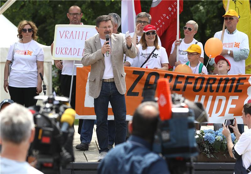 Sindikati obilježili Praznik rada u Parku Maksimir