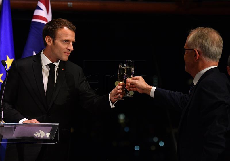 AUSTRALIA FRANCE MACRON VISIT