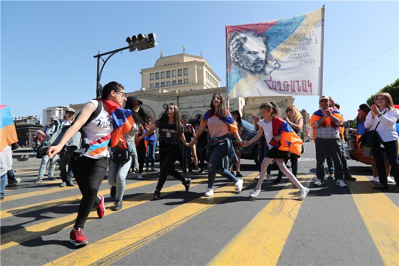 ARMENIA OPPOSITION RALLY