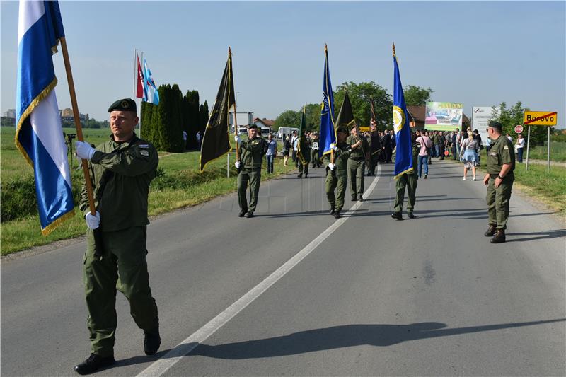 Komemorativna svečanost u Borovu za 12 ubijenih redarstvenika 1991.