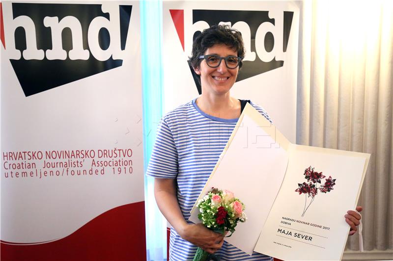 HND: Maja Sever voted Journalist of the Year