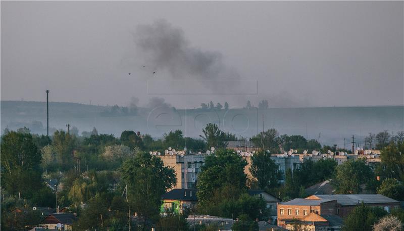 UKRAINE FIRE AMMUNITION DEPOT