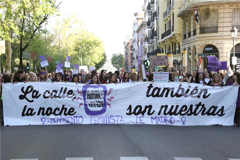 SPAIN PROTEST RAPE SENTENCE