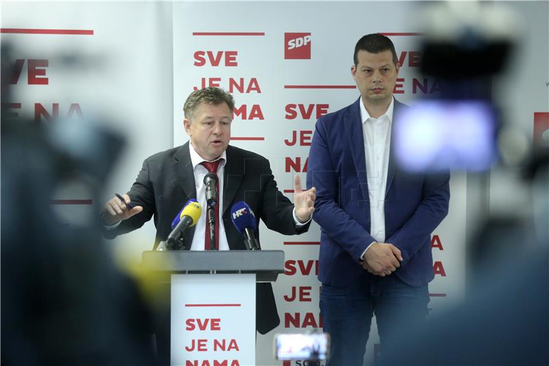 Tiskovna konferencija SDP-a