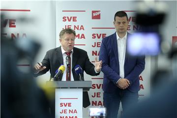 Tiskovna konferencija SDP-a