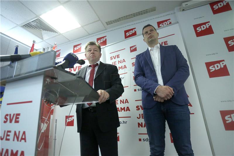 Tiskovna konferencija SDP-a