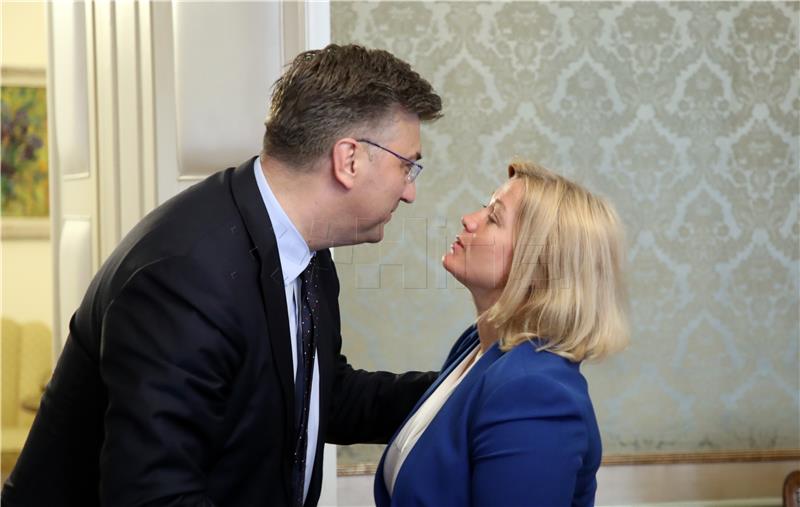 Premijer Plenković primio Irynu Geraschenko