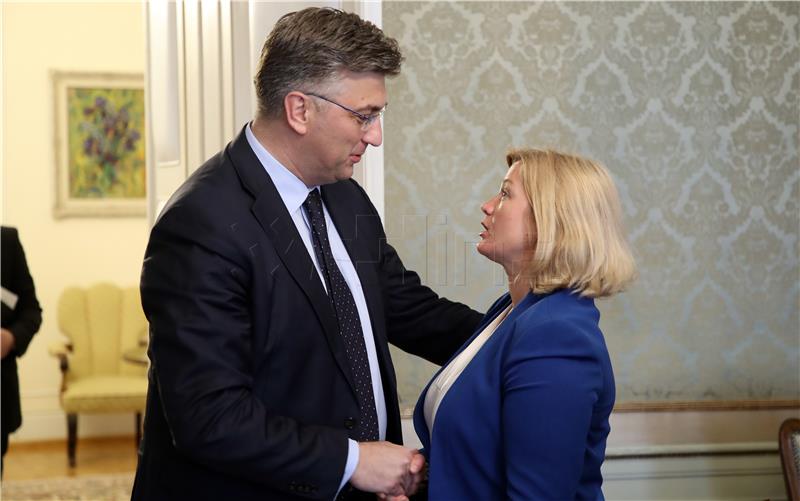 Premijer Plenković primio Irynu Geraschenko