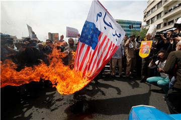 IRAN US NUCLEAR PROTEST