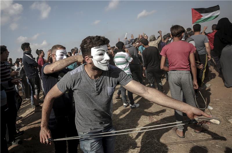 MIDEAST ISRAEL PALESTINIANS CLASHES NEAR THE BORDER EASTERN GAZA