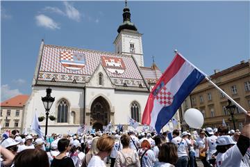 Prosvjedna povorka medicinskih sestara i tehničara