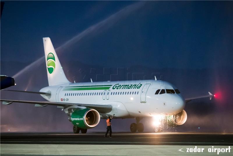 Germania launches new flight connecting Zadar and Zurich