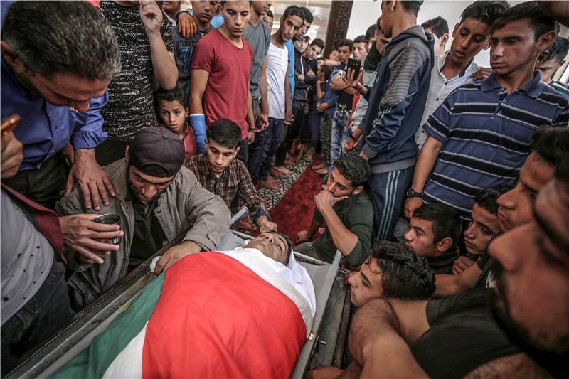 MIDEAST ISRAEL PALESTINIANS FUNERAL GAZA