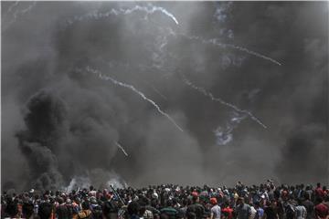 MIDEAST ISRAEL PALESTINIANS CLASHES NEAR THE BORDER EASTERN GAZA