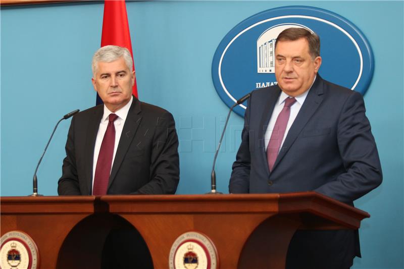 Covic, Dodik say Bosnia unprepared for latest migration flow