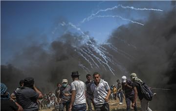 MIDEAST ISRAEL PALESTINIANS CLASHES NEAR THE BORDER EASTERN GAZA