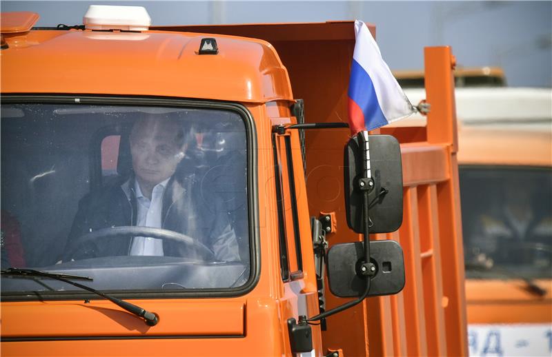 CRIMEA BRIDGE UNVEILING