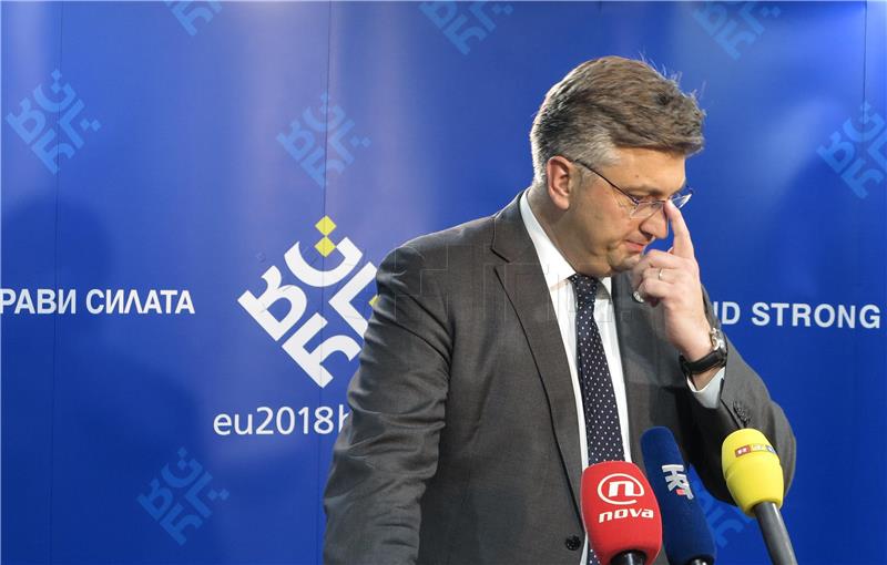 Plenković zadovoljan što je u Sofiji pozdravljena namjera Hrvatske da organizira slijedeći summit EU-zapadni Balkan