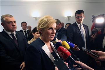 Izjava za medije predsjednice Grabar-Kitarović