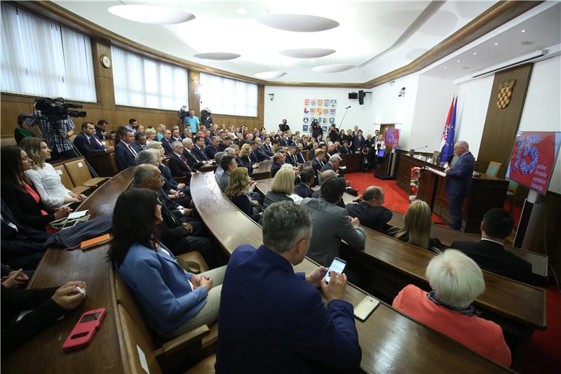 Obilježena 15. godišnjica rada Hrvatske zajednice županija