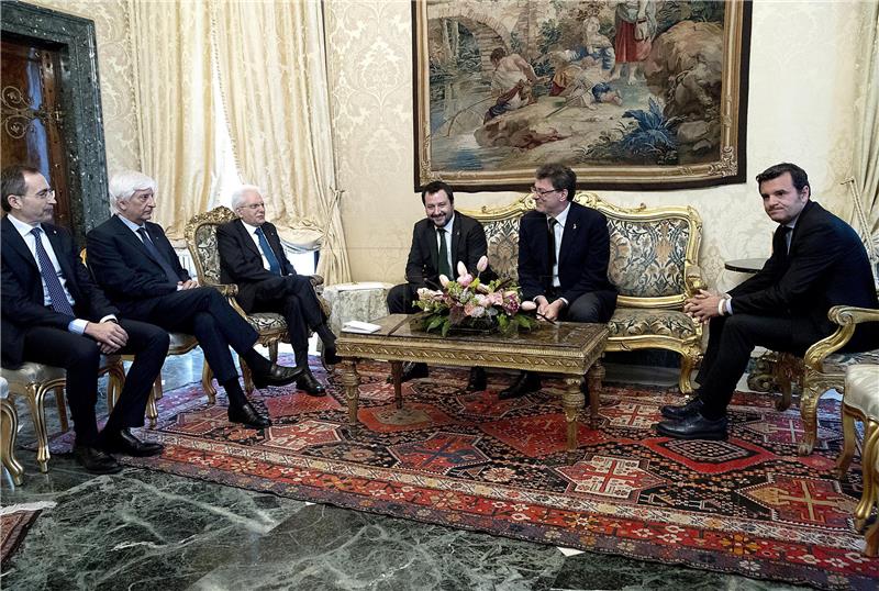 ITALY GOVERNMENT COALITION TALKS