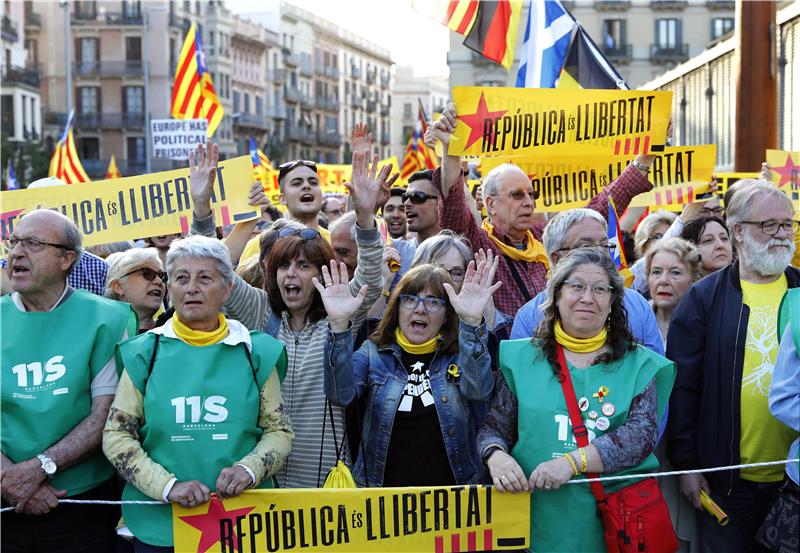 SPAIN CATALONIA ARTICLE 155 PROTEST