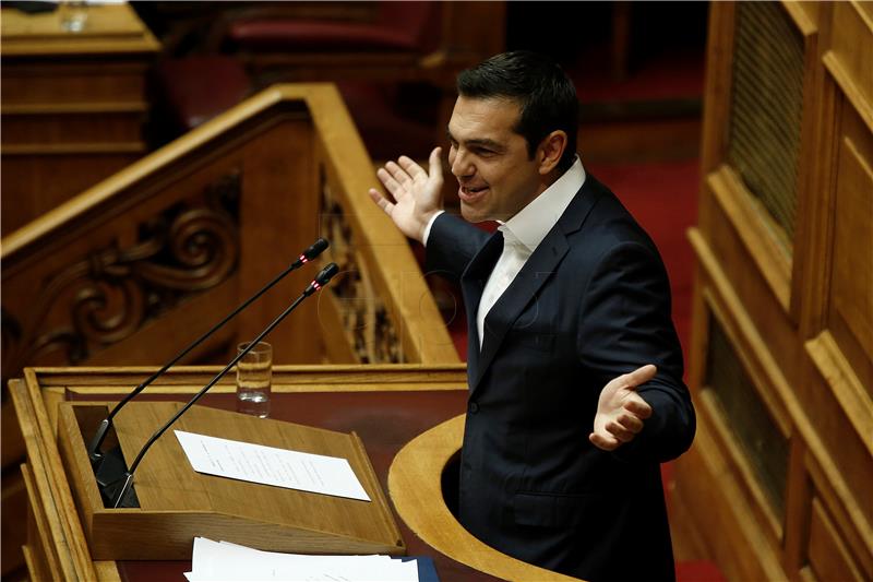 GREECE PARLIAMENT DEBATE ECONOMY