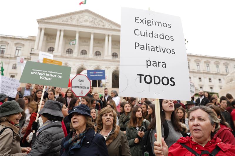 PORTUGAL EUTHANASIA PROTEST