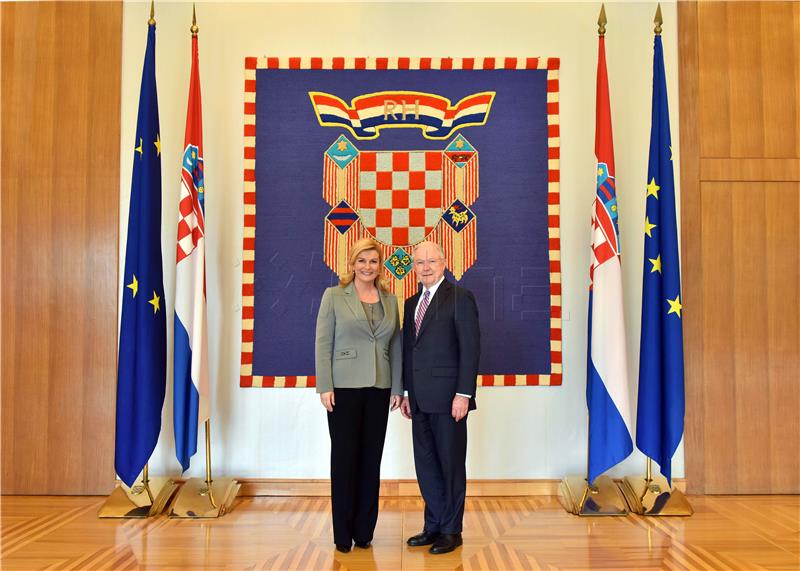 Grabar-Kitarovic and Sessions discuss strengthening Croatia-US ties