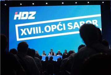 U Zagrebu počeo Opći izvještajni sabor HDZ-a