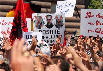 ALBANIA OPPOSITION PROTEST