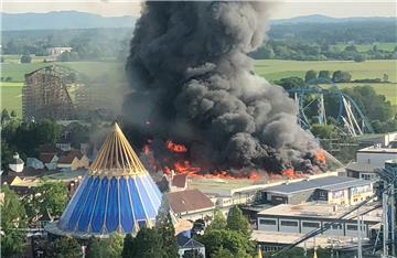 Fire at Europa-Park in Germany