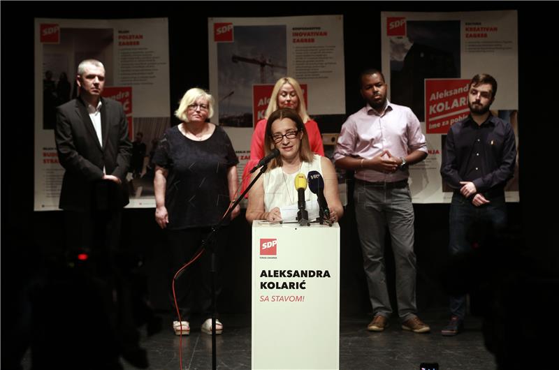 Aleksandra Kolarić predstavila izborni program "Sa stavom" za predsjednicu zagrebačkoga SDP-a 