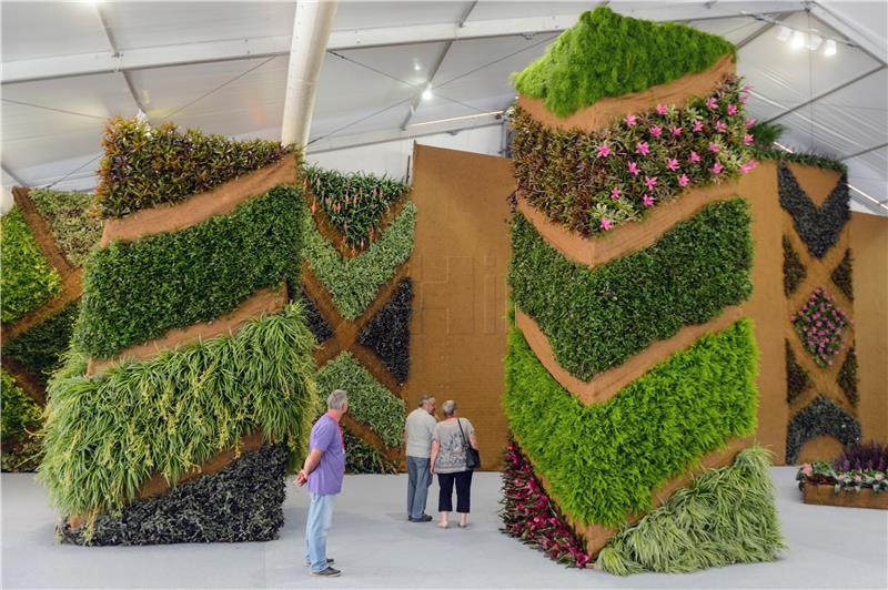 Floraart garden show opens at Zagreb's Lake Bundek