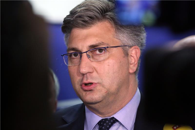 Plenkovic says will talk with president upon her return from Italy