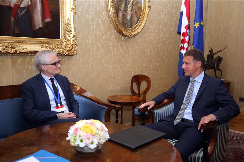 Croatian parliament speaker meets with PACE president