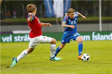 ICELAND SOCCER FRIENDLY