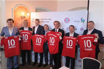 Partnership agreement inked by Bayern football club and Istria tourism board