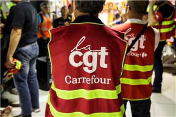 FRANCE CARREFOUR PROTEST