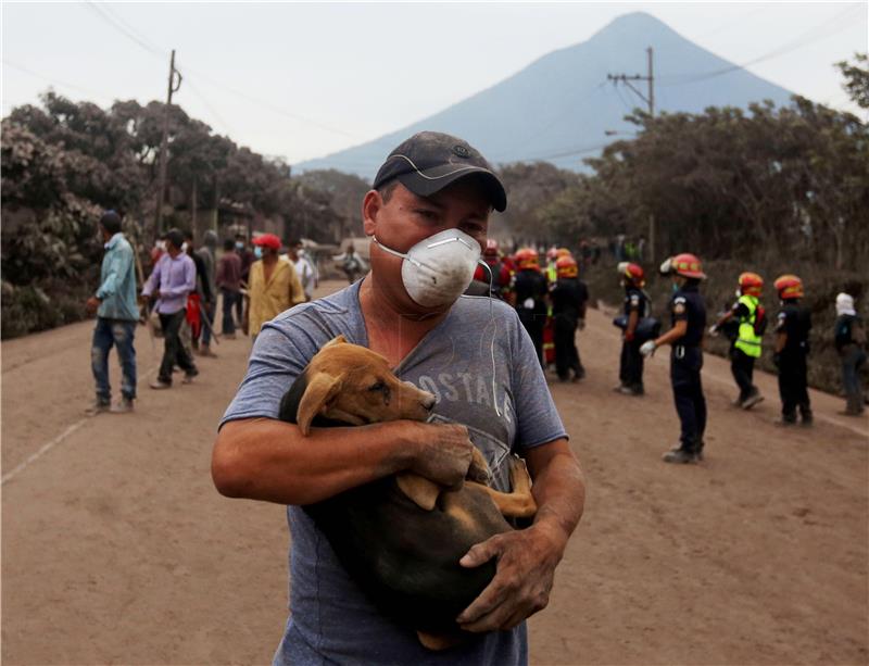 GUATEMALA VOLCANO ERUPTION