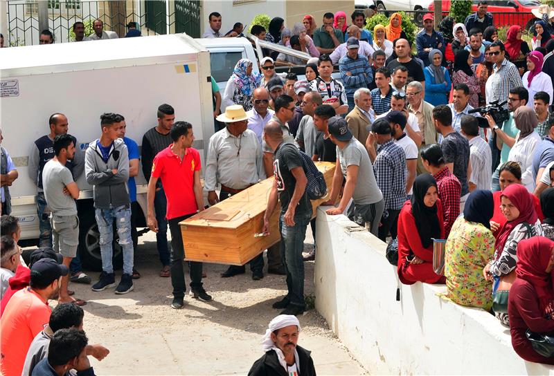 TUNISIA MIGRANTS FUNERAL